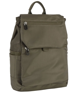 Nylon Flap Backpack GLM-0113 OLIVE